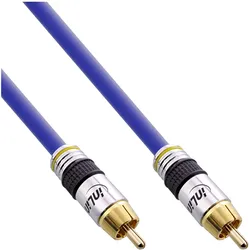 InLine Cinch Kabel VIDEO & digital AUDIO - PREMIUM - 1x Cinch St / St - 5m