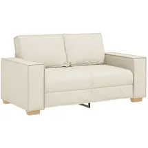 vidaXL 2-Sitzer Sofa Leinen 160x78x84 cm