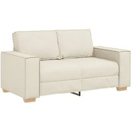 vidaXL 2-Sitzer Sofa Leinen 160x78x84 cm
