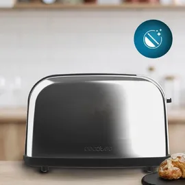 Cecotec Vertikaler Toaster Toastin' time 850 Inox Lite
