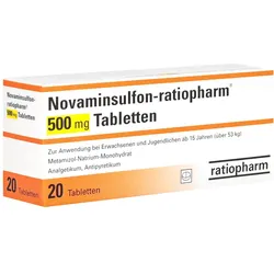 NOVAMINSULFON-ratiopharm 500 mg Tabletten 20 St
