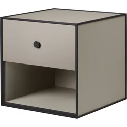 Frame 35 Schrank sandfarbig mit Schublade