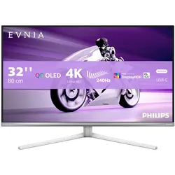PHILIPS OLED-Monitor "32M2N8900", G (A-G), eh13, Monitore, Höhe, Drehung, Neigung