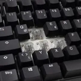 Ducky Tinker 75 Gaming-Tastatur, RGB - MX-Speed Silver (ISO-DE) (DE, Kabelgebunden), Tastatur, Schwarz