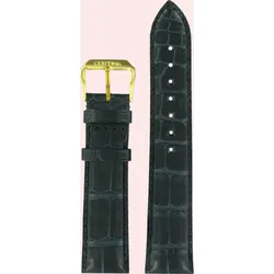 Certina - Leder Gold Sport Alligator Lederband Blau 20/18mm C600007140 - alligator,blau
