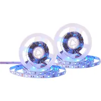 Beliani LED Streifen 2er Set Bunt 16 Farben RGB