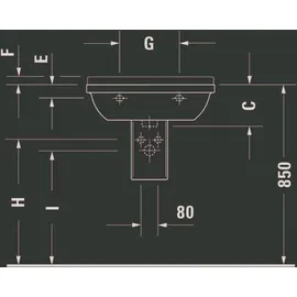 Duravit Starck 3 Waschtisch 60 x 45 cm (0300600000)