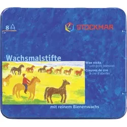 STOCKMAR Wachsmalstift 8ST ungiftig WF 31000 o.Hülse Bienenwachs