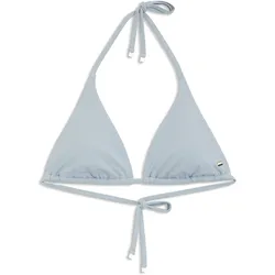 Triangel-Bikini-Top BOSS "CI TRIANGLE", Damen, Gr. L, N-Gr, lt, pastel blau, Microfaser, Obermaterial: 80% Polyamid, 20% Elasthan, casual, Bikini-Oberteile, zum mixen, mit herausnehmbaren Polstern, schnelltrocknend