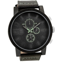 Oozoo Leder Herren Uhr C9031A Quarzuhr Analog Armband schwarz Timepieces D2UOC9031A
