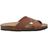 GEOX Herren U Ghita D Slide Sandal, Light Brown, 43 EU