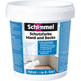 SchimmelX Schutzfarbe Weiß 0,75 l