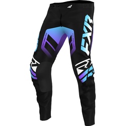 FXR Revo Comp Jugend Motocross Hose, schwarz-lila, Größe XL