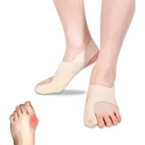 KUBDPQOR Hallux Valgus Korrektur, 2 Stück Hallux Valgus Schiene, Rutschfester Bunion Zehenspreizer, Hallux Valgus Schuhe Damen, Mann, Bunion Corrector für Tag/Nacht Unterstützung(L)