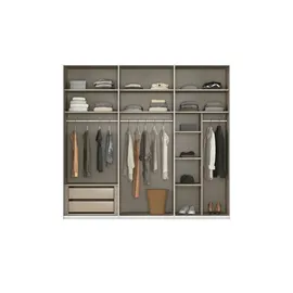 meinSchrank Schwebetürenschrank Regina 242 x 223 x 68 cm Beige