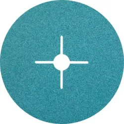 PFERD Zirkon Fiberscheibe Ø 180mm Z50 für hohen Abtrag auf Stahl
