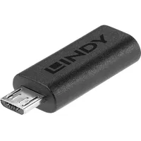 Lindy USB 2.0 Micro-B [Stecker] auf USB-C 2.0 [Buchse] (41903)