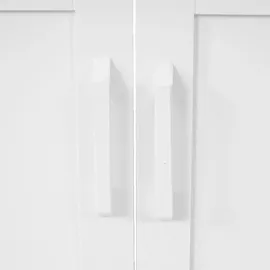 Mendler Waschbeckenunterschrank HWC-A85, Badschrank 60x60x30cm ~ weiß