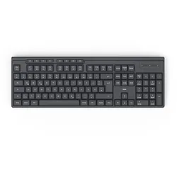 173055 WK-200 Heimbüro Tastatur RF Wireless 2.4 GHz (Schwarz)