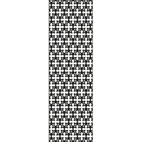 GROJA Designelement 60 x 180 cm Aluminium/Grau