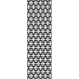 GROJA Designelement 60 x 180 cm Aluminium/Grau