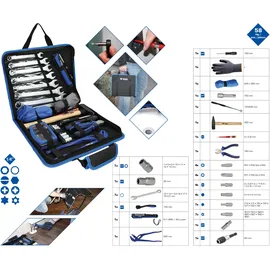 BRILLIANT TOOLS Universal-Werkzeug-Satz 58-tlg.