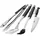 Napoleon Grillbesteck 4-teilig Edelstahl schwarz