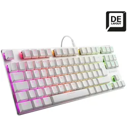 Sharkoon PureWriter TKL RGB Blue Tastatur - DE-Layout, Weiß