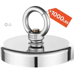 VEVOR 454kg Superstarke Magnetangel Set Einseitige Zugkraft Seil Hochleistung