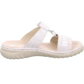 Rieker Damen Pantolette silber/platin, Damen:40 EU