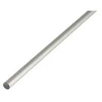 GAH Alberts Rundstange Silber eloxiert 6 mm x 6