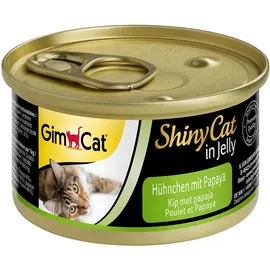 GimCat ShinyCat in Jelly Hühnchen mit Papaya 24 x 70 g