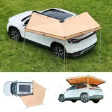 Vevor Markise Auto, 270°-Markise, 3,19x3,07x2,10 m, Sonnensegel, wasserdicht (UV50+), inklusive Tragetasche, freistehendes Offroad-Vordach, Sonnenunterkunft für SUV, Van, LKW & Camping