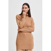 B.YOUNG Strickpullover BYMILO HAFLZIP TUNIC - 20813523 Strickkleid in