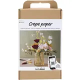 Creativ Company DIY Sets Krepppapier Kreativ Set Krepppapier, Blumenstrauß, Kreppanteil: 180%, 105 g, Kreativ Box