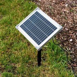 esotec Solar Teichpumpe 5W mit Akku und LED Gartenteich Wasserspiel