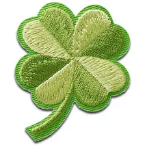 Mono-quick Mono Quick Kleeblatt Aufnäher Grün