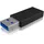 Icy Box USB-C auf USB-A Adapter Schwarz