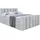 altdecor Boxspringbett BOXI1-Z KING 160 x 200 cm H3/H4 Hellgrau