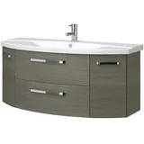 Sconto Waschtischkombination ¦ grau ¦ Maße (cm): B: 120,5 H: 53,7 T: 48.0