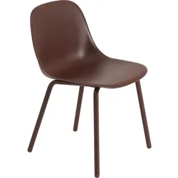 Fiber Outdoor Stuhl rotbraun