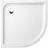 Villeroy & Boch V&B 1/4-Kreis-Duschwanne O.NOVO 90x90x6cm, weiß Antirutsch