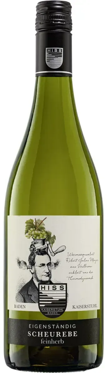 Hiss Scheurebe Weißwein feinherb 0,75 l | 2022