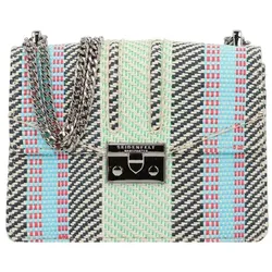 Seidenfelt Hulu Roros Schultertasche 20.5 cm aqua mix