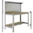 Proregal Werkbank Buffalo mit Werkzeugwand und Ablage | HxBxT 84x120x61cm | Traglast 600kg | Verzinkt