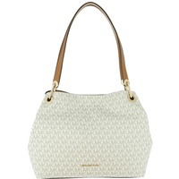 Michael Kors Raven Logo Shoulder Bag vanilla