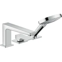 Hansgrohe Metropol 3-Loch Einhebel-Wannenrandmischer Hebelgriff Ausladung 196mm 32550000