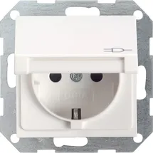 Gira Schuko-Steckdose Weiß 1 St.