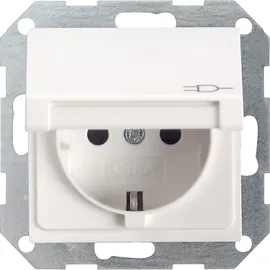 Gira Schuko-Steckdose Weiß 1 St.