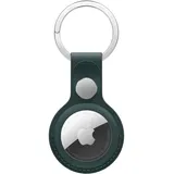 Apple AirTag Feingewebe Schlüsselanhänger Dunkelgrün